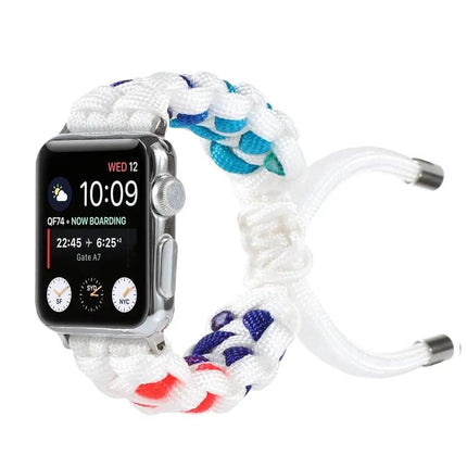 Braided Nylon Umbrella Cord Apple Watch Band 38-49mm