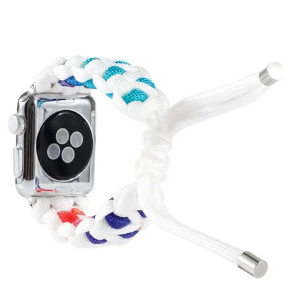 Braided Nylon Umbrella Cord Apple Watch Band 38-49mm