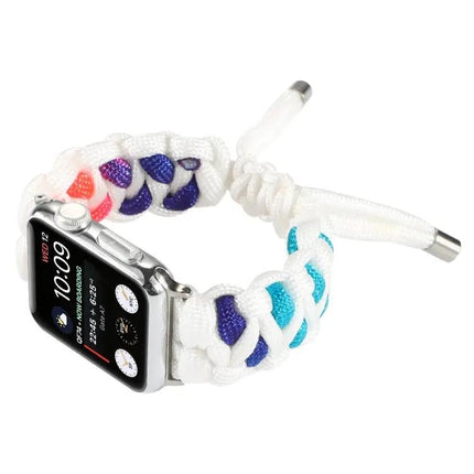 Braided Nylon Umbrella Cord Apple Watch Band 38-49mm