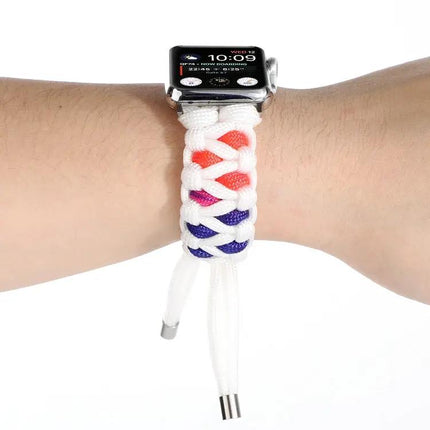 Braided Nylon Umbrella Cord Apple Watch Band 38-49mm