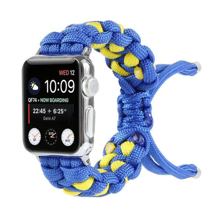 Braided Nylon Umbrella Cord Apple Watch Band 38-49mm