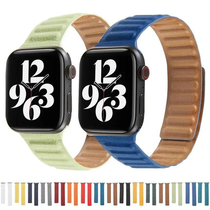 Leather Loop Watch Band For Apple Watch 42/44/45mm