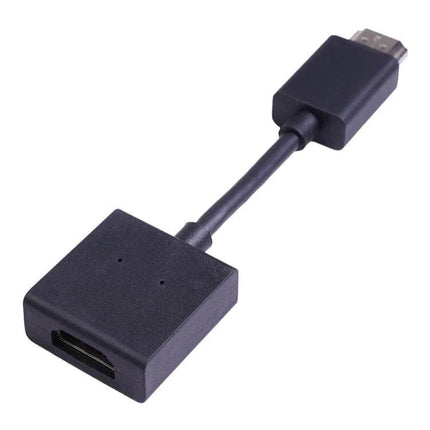 Rotatable Gold-Plated HDMI Extension Cable for 4K Connections showing compact rotatable connector and gold-plated contacts for wall-mounted TV setups