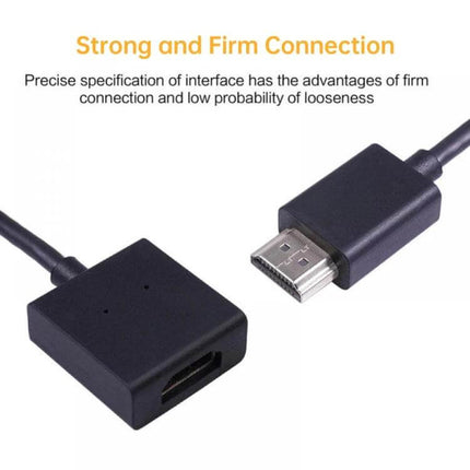 Rotatable Gold-Plated HDMI Extension Cable for 4K Connections showing rotatable plug and gold-plated HDMI connector ensuring firm connection