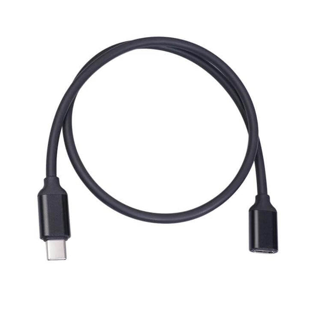 USB-C Male to Female Extension Cable for Power and Data Transfer - black USB-C male to female extension cable for charging and data (USB2.0)