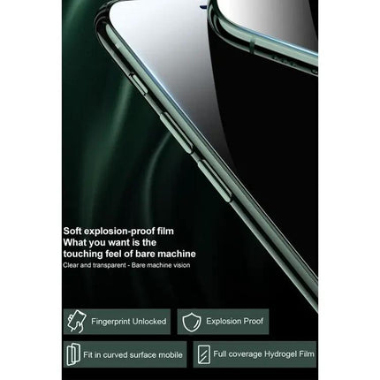 IMAK 2-Pack Curved Hydrogel Screen Protector For Phones Everyday Scratch Protection