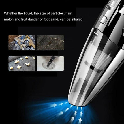 Car Handheld Wireless Vacuum Cleaner USB Charging For Interiors compact handheld ABS body 120W strong suction cleans pet hair crumbs dust and spills