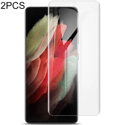 IMAK Hydrogel Screen Protector for Samsung Galaxy Devices, Everyday Shield Against Scratches - Ultra-thin edge-to-edge clear film for Galaxy S21