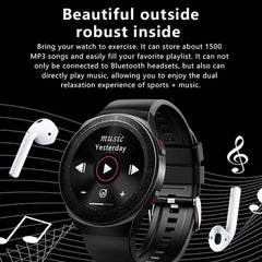 MT3 Smart Watch with 1.28-inch TFT Display, IP67 Waterproof, Bluetooth Calling, Sleep & Heart Rate Monitoring