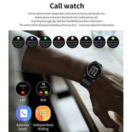 Daily Health Tracker Bracelet for Everyday Wellness Monitoring - wristwear showing call, dial, and activity icons on a smartwatch screen