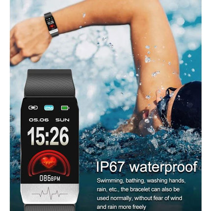 Daily Health Tracker Bracelet for Everyday Wellness - waterproof fitness tracker displaying time, heart rate and swim use (IP67)