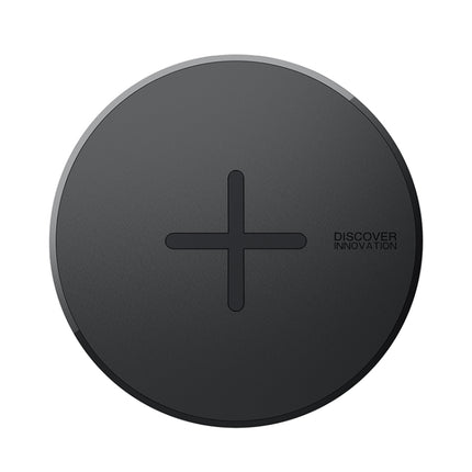 Nillkin MC026 Portable Wireless Charger 10W Fast Charge With Smart Chip round black wireless charging pad with anti-slip surface and FOD safety