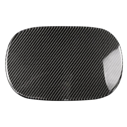 Mercedes-Benz Carbon Fiber Fuel Tank Cap Sticker For Car Decor black carbon fiber texture fuel cap cover for Mercedes C-Class W205