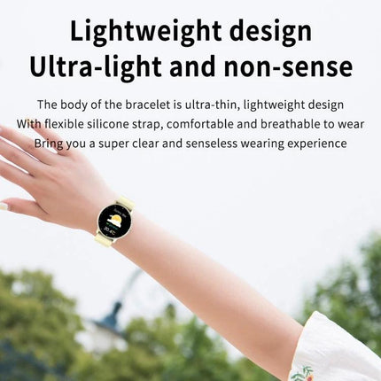 A Smart Watch for Everyday Health Monitoring and Activity Tracking showing lightweight wrist design with step and heart-rate display