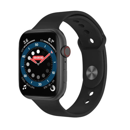 Versatile Smart Watch for Everyday Activity Tracking - black fitness smartwatch showing activity rings, heart rate and timer, Bluetooth sync ready