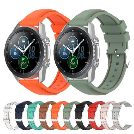 22mm Silicone Replacement Strap Samsung Galaxy Watch 3 45mm