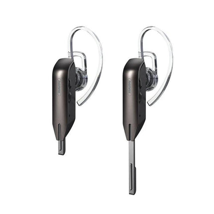 Remax Single Ear Bluetooth Headset For Hands Free Calls And Commute sleek metal single-ear Bluetooth 5.0 headset