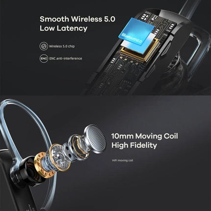 Remax Single Ear Bluetooth Headset For Hands Free Calls And Commute with Bluetooth 5.0 low latency metal housing