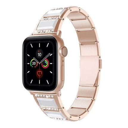 XingYao Two Tone Stainless Steel Apple Watch Band 38-45mm