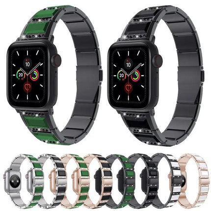 XingYao Two Tone Stainless Steel Apple Watch Band 38-45mm