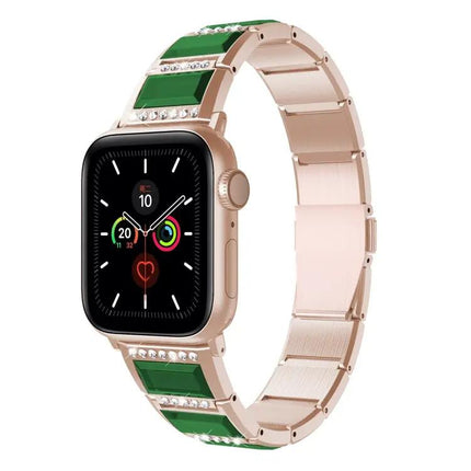 XingYao Two Tone Stainless Steel Apple Watch Band 38-45mm