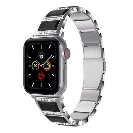 XingYao Two Tone Stainless Steel Apple Watch Band 38-45mm