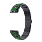 For Samsung Galaxy Watch 42mm / Black+Green