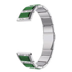 For Samsung Galaxy Watch 46mm / Silver+Green