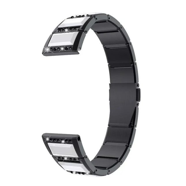 Stainless Steel Diamond Watch Band Fits Galaxy Watch 40-45mm