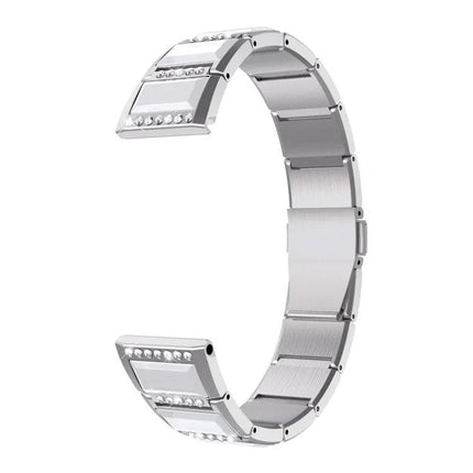 Stainless Steel Diamond Watch Band Fits Galaxy Watch 40-45mm