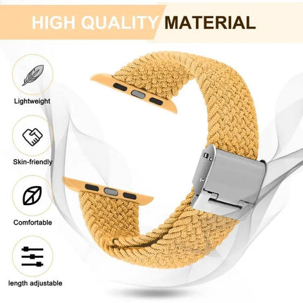 Braided Stainless Steel Strap For Apple Watch 38-41mm