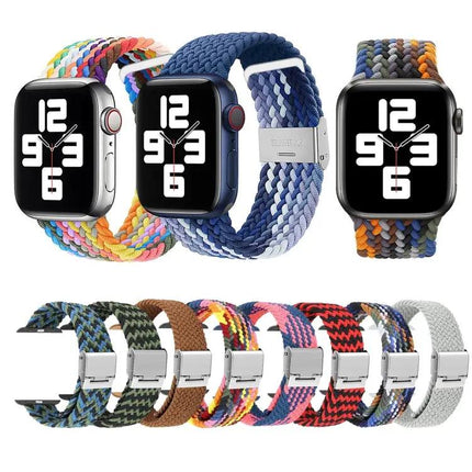 Braided Stainless Steel Strap For Apple Watch 38-41mm