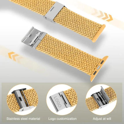 Braided Stainless Steel Bands For Apple Watch 42/44/45mm