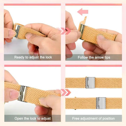 Braided Stainless Steel Bands For Apple Watch 42/44/45mm