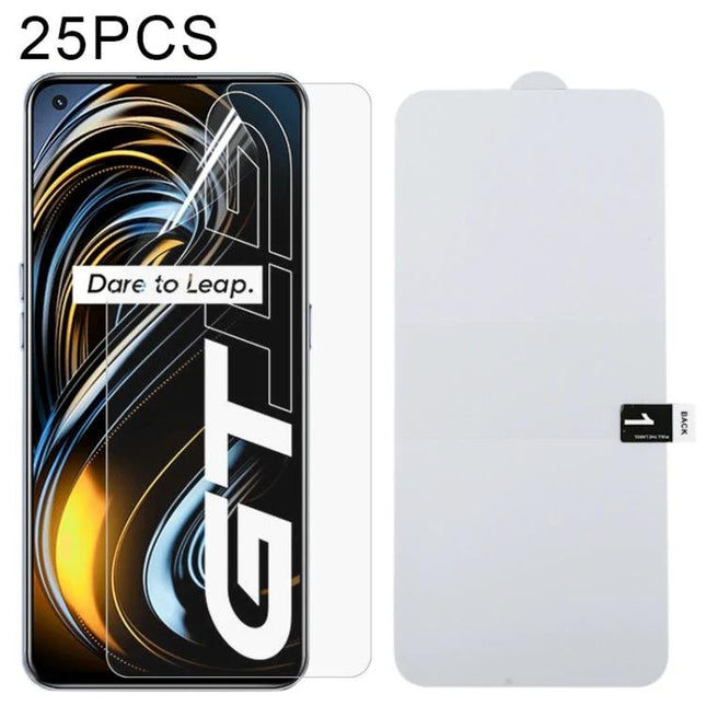 Hydrogel Screen Protector For Smartphones Full Coverage To Shield Against Everyday Scratches And Impacts - clear thin hydrogel film shown on smartphone