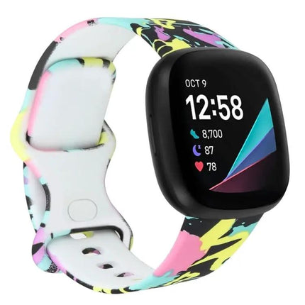 Fitbit Versa 3 Replacement Silicone Strap Band 140 And 100mm