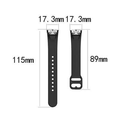 Samsung Galaxy Fit SM-R370 Silicone Black Replacement Strap