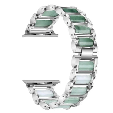 Emerald Stainless Steel Watch Band Fits Apple Watch 38-49mm