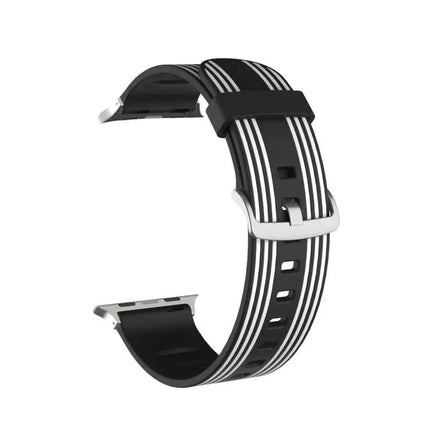 Adjustable Silicone Watch Band For Apple Watch 38/40/41/42mm