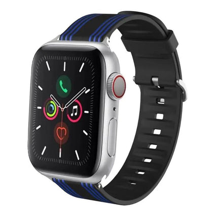 Adjustable Silicone Watch Band For Apple Watch 38/40/41/42mm