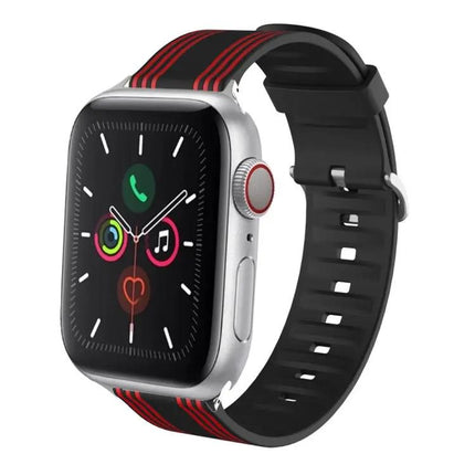 Adjustable Silicone Watch Band For Apple Watch 38/40/41/42mm