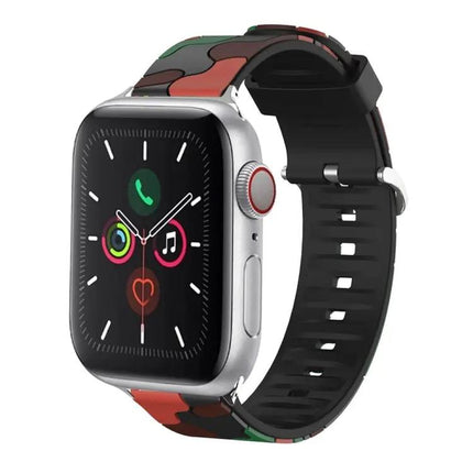 Adjustable Silicone Watch Band For Apple Watch 38/40/41/42mm