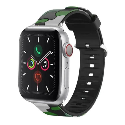 Adjustable Silicone Watch Band For Apple Watch 38/40/41/42mm