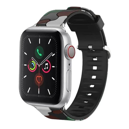 Adjustable Silicone Watch Band For Apple Watch 38/40/41/42mm
