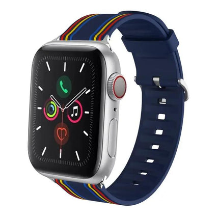 Adjustable Silicone Watch Band For Apple Watch 38/40/41/42mm