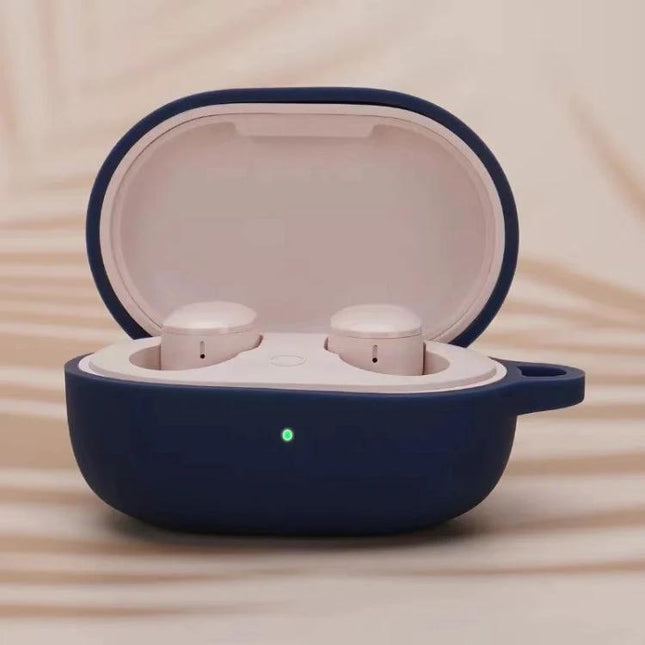 Protective Silicone Case for Xiaomi Earphones in Daily Use - navy soft sweatproof cover for earbuds, drop-resistant everyday protection