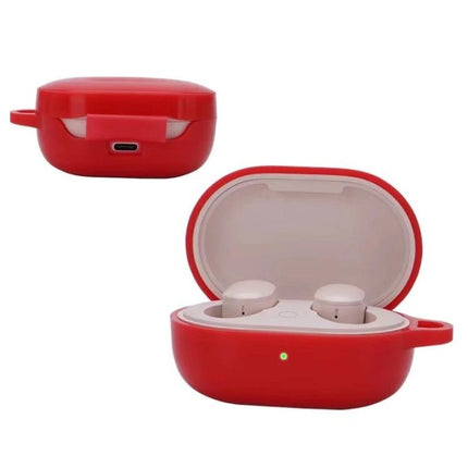 Protective Silicone Case for Xiaomi Earphones in Daily Use - red soft sweat-proof drop-resistant cover for charging earbuds