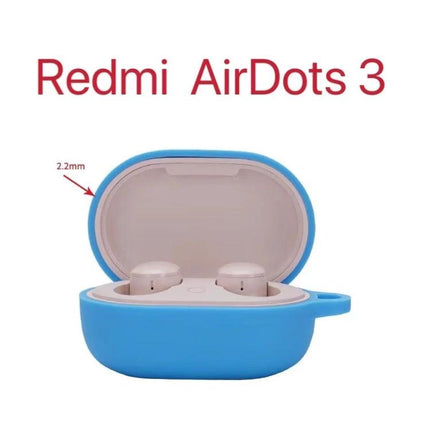 Protective Silicone Case for Xiaomi Earphones in Daily Use - blue Redmi AirDots 3 soft sweat-proof drop-resistant cover