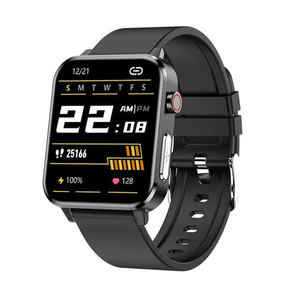 Essential Daily Companion for Health Awareness Monitoring - compact wearable smartwatch tracking heart rate, steps, temperature and battery