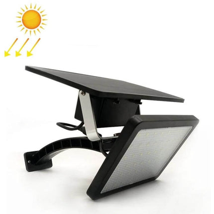 48LED Detachable Solar Light IP65 Waterproof Outdoor Courtyard Lamp mounted with solar panel tilted for courtyard pathway lighting